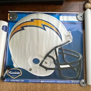 Classic Chargers Helmet Fathead